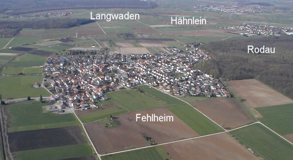 Luftbild von Fehlheim